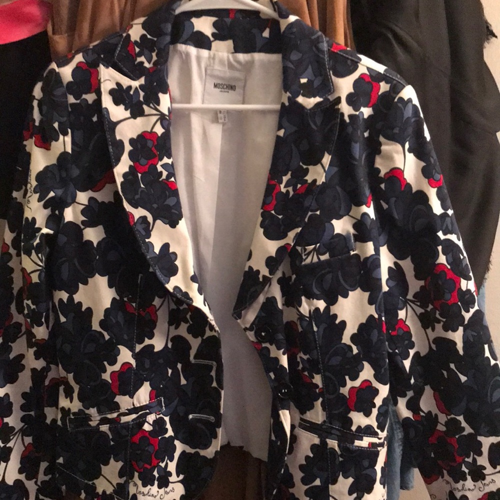 Moschino Floral Blazer